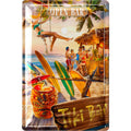 Blechschild Open Tiki Bar