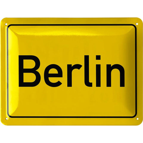 Blechschild Berlin 