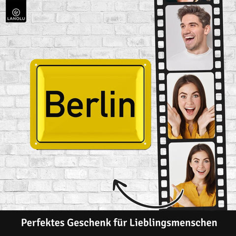 Blechschild Berlin 