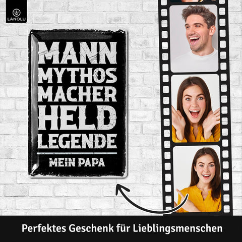Blechschild Mein Papa