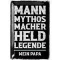 Blechschild Mein Papa