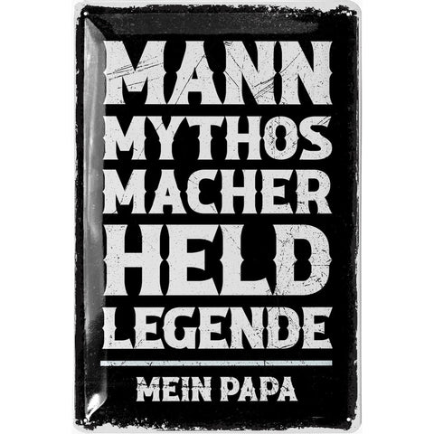 Blechschild Mein Papa
