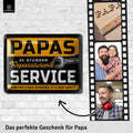 Blechschild Papas Service