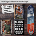 Blechschild Papas Werkstatt