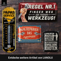 Blechschild Werkstatt & Service Papa