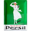 Persil - Weiße Dame Grün 1922 Blechschild