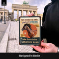 Blechschild Pferd Luxusleben