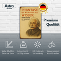 Albert Einstein Phantasie Blechschild 