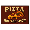 Pizza Hot and Spicy Blechschild