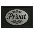 Privat Blechschild für Zuhause