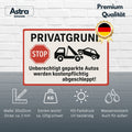 Privatgrund Blechschild 