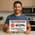 Privatgrund Blechschild 