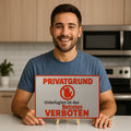 Privatgrund Betreten Verboten Blechschild