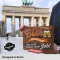 Blechschild Bier jammert nicht