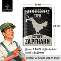 Blechschild Tier Zapfhahn 