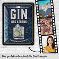 Blechschild Gin des Lebens