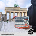 Blechschild Hund Abwechslung