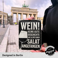 Blechschild Wein Geschichte