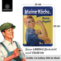 Blechschild Meine Küche