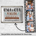 Blechschild Oma & Opa Pension