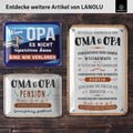 Blechschild Opas Service & Reperatur