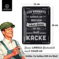 Blechschild  Kannste so machen