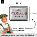 Blechschild Strandcafe