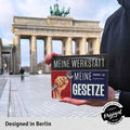 Blechschild  Meine Werkstatt