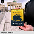 Blechschild Camping