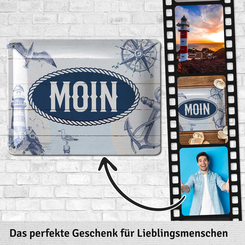 Blechschild Moin Maritim