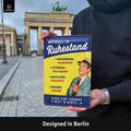 Blechschild Ruhestand Offiziell