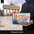 Blechschild Selbstreinigende Küche