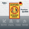 Achtung Spielende Kinder Blechschild