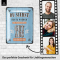 Blechschild Du siehst gut aus