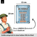 Blechschild Du siehst gut aus