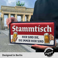 Blechschild Stammtisch Spruch