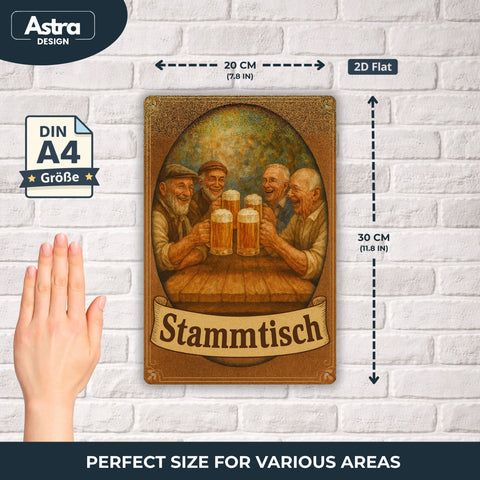 Stammtisch Blechschild - 20x30cm