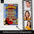 Blechschild Super Papa