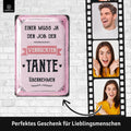 Blechschild Job der Tante