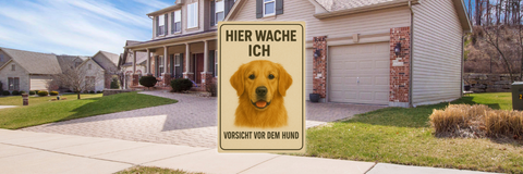 Tier Blechschilder bei retroschilder.com