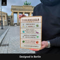 Blechschild Tischregeln