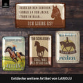 Blechschild Tor schließen Pferd