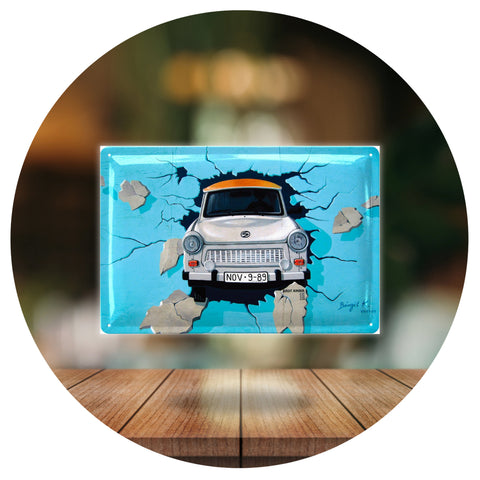 Blechschild Trabbi