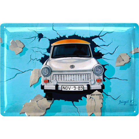 Blechschild Trabbi