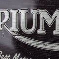 Triumph - Logo Black Wood Hängeschild