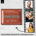 Blechschild Du bist Großartig