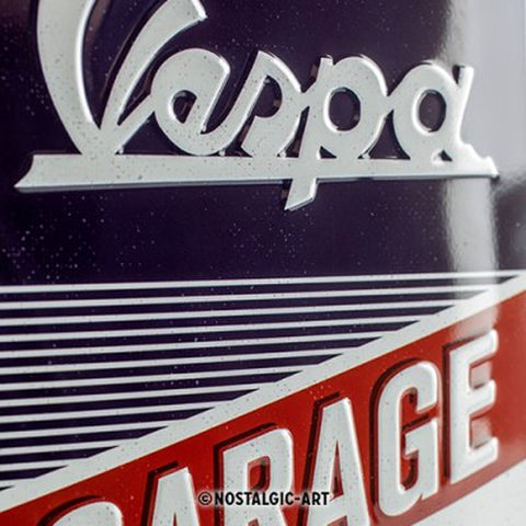 Vespa Garage Blechschild