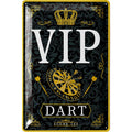 Blechschild VIP Dart
