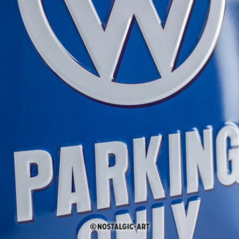 VW Parking only Blechschild