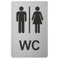 WC Blechschild Mann & Frau